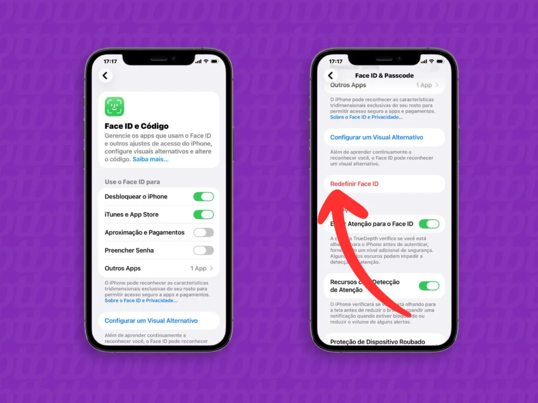 Ilustração técnica do artigo sobre Face ID não funciona? Veja como resolver esse problema no iPhone