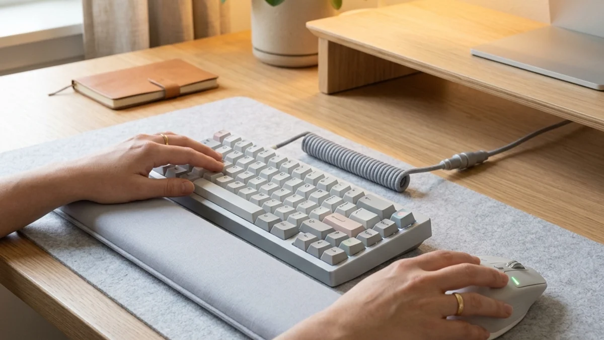Logitech lança linha de mouse e teclado com almofada