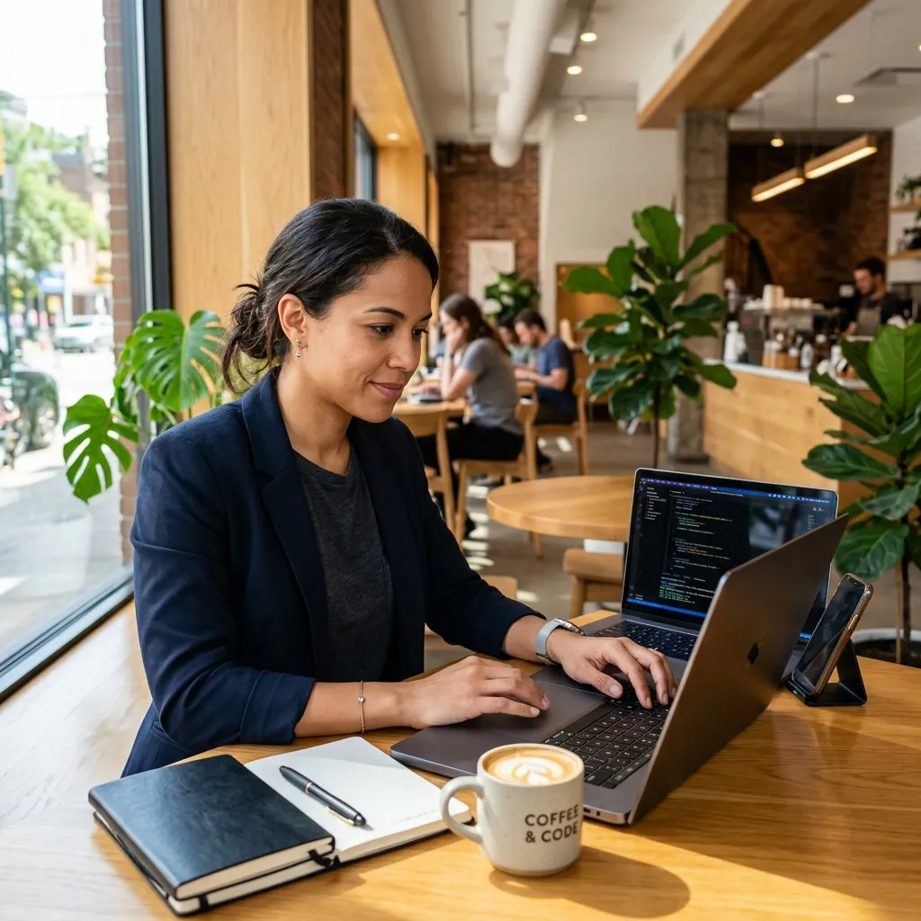 Ilustração de suporte do artigo MacBook Pro M4 (2026): O Notebook Definitivo para Programadores e Criadores