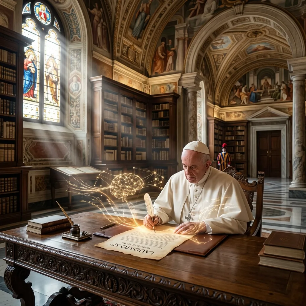 Papa Leão XIV Alerta sobre os Riscos da IA em Encíclica Histórica com Apoio da Anthropic