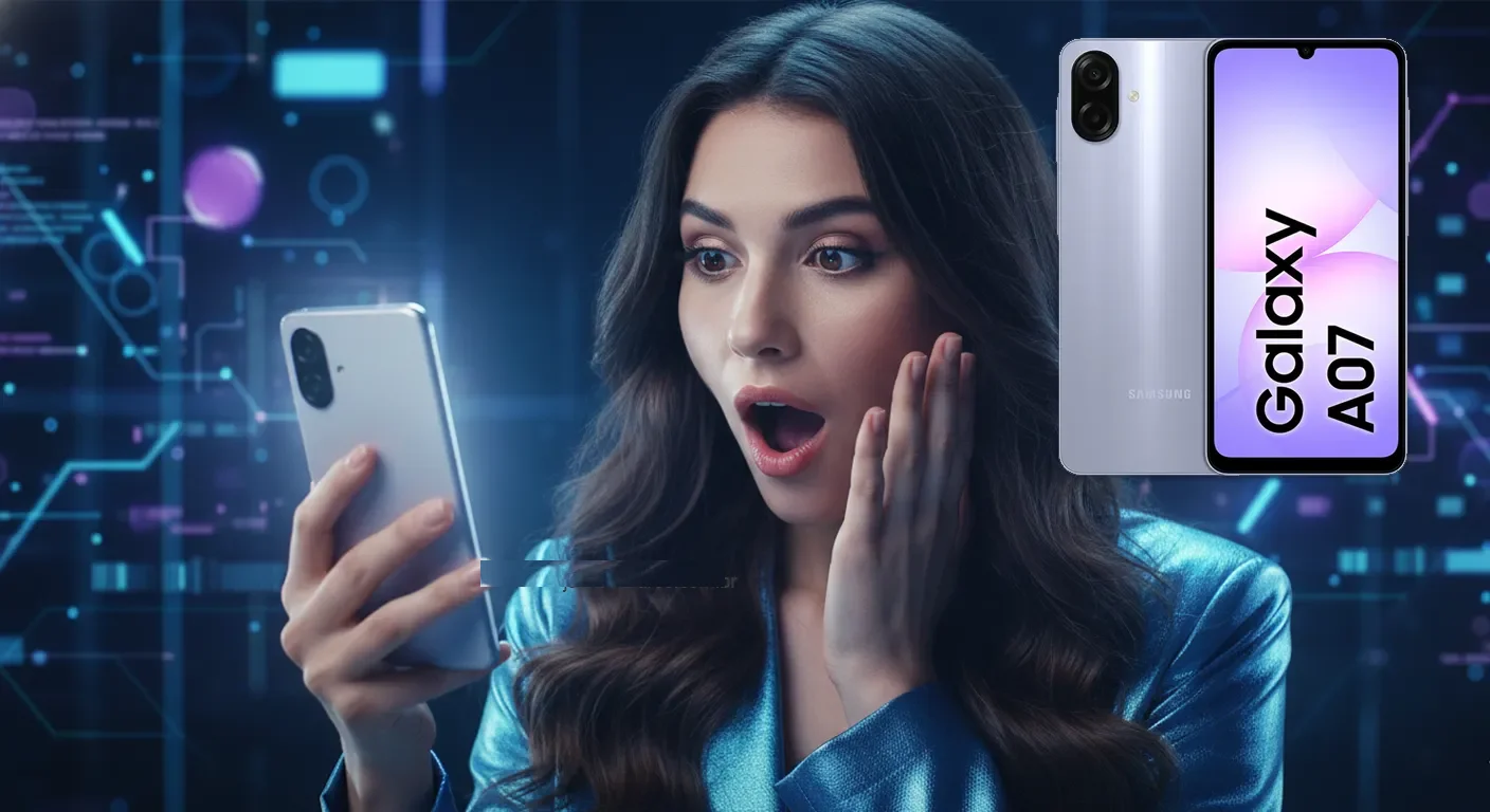 Ilustração técnica do artigo sobre Review Galaxy A07 5G: Bateria de 6.000 mAh e Android 16 Valem o Investimento?